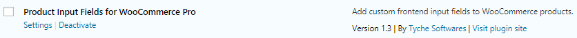 Installing The Plugin: Product Input Fields for WooCommerce - Tyche Softwares Documentation