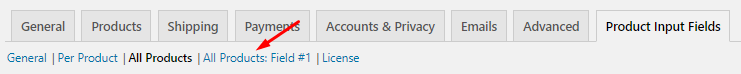 All Products Settings 3 All Products Settings - Tyche Softwares Documentation