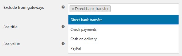 Global Extra Fee Settings - Tyche Softwares Documentation