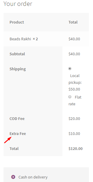 Global Extra Fee Settings - Tyche Softwares Documentation