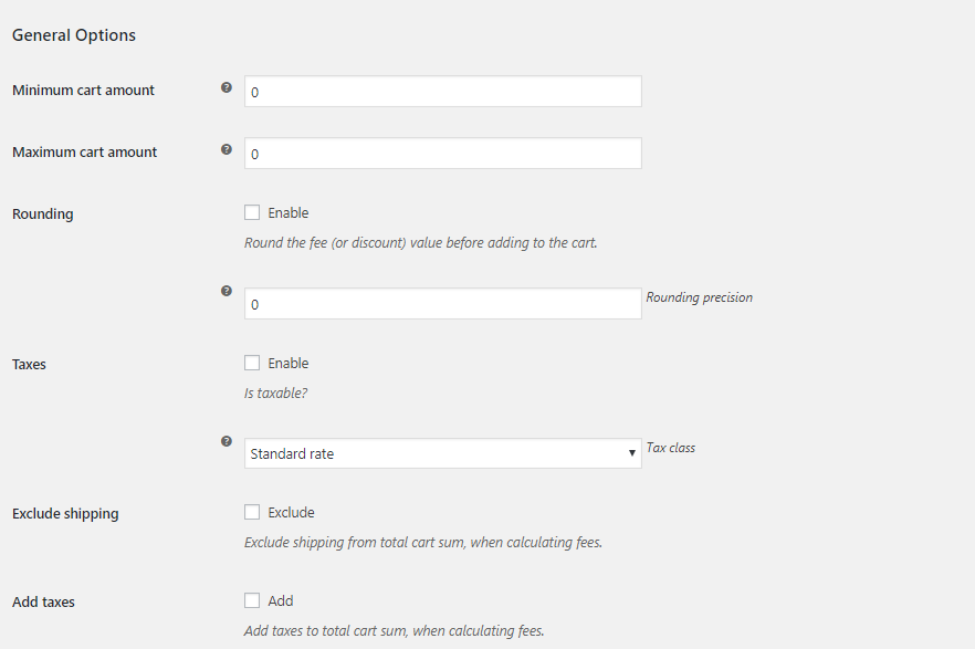 Payment Gateway Settings - Cash on delivery - Tyche Softwares Documentation