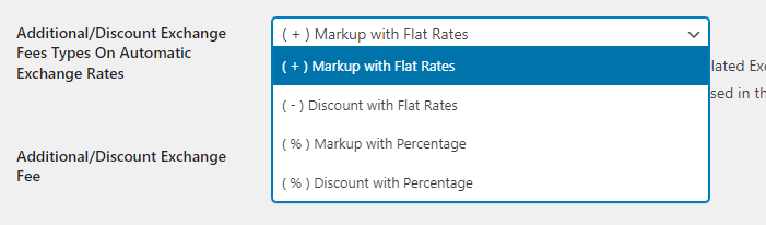 Exchange Rates Settings - Tyche Softwares Documentation