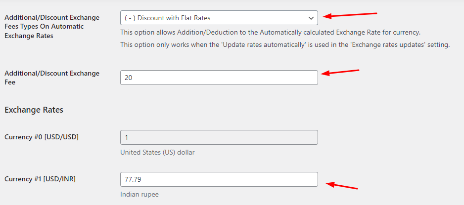 Exchange Rates Settings - Tyche Softwares Documentation