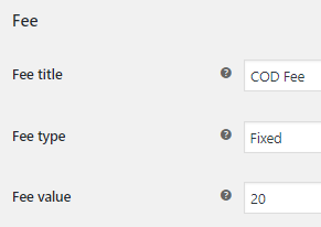 Global Extra Fee Settings - Tyche Softwares Documentation