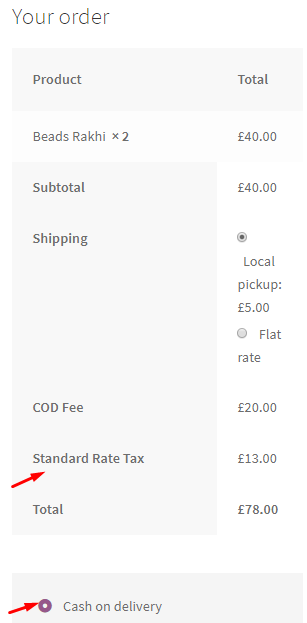 Payment Gateway Settings - Cash on delivery 45 Payment Gateway Settings - Cash on delivery - Tyche Softwares Documentation