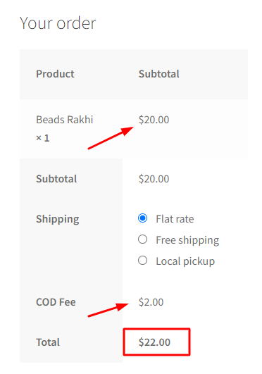 Payment Gateway Settings - Cash on delivery 14 Payment Gateway Settings - Cash on delivery - Tyche Softwares Documentation