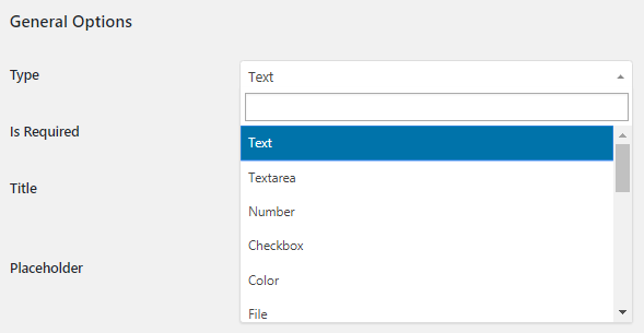 Product Input Fields Settings (All Products: #Field 1) - Tyche Softwares Documentation