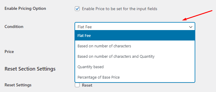 Product Input Fields Settings (All Products: #Field 1) - Tyche Softwares Documentation