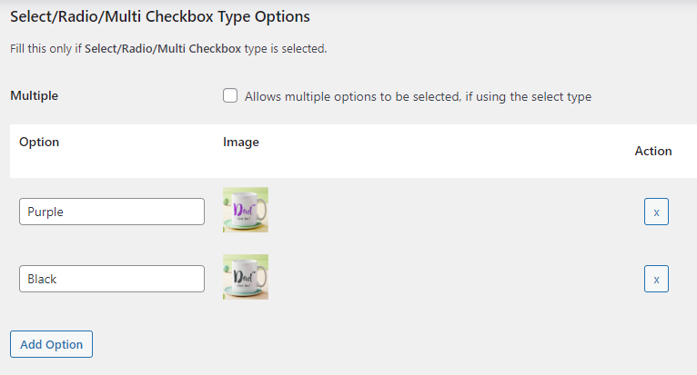 Product Input Fields Settings (All Products: #Field 1) 38 Product Input Fields Settings (All Products: #Field 1) - Tyche Softwares Documentation