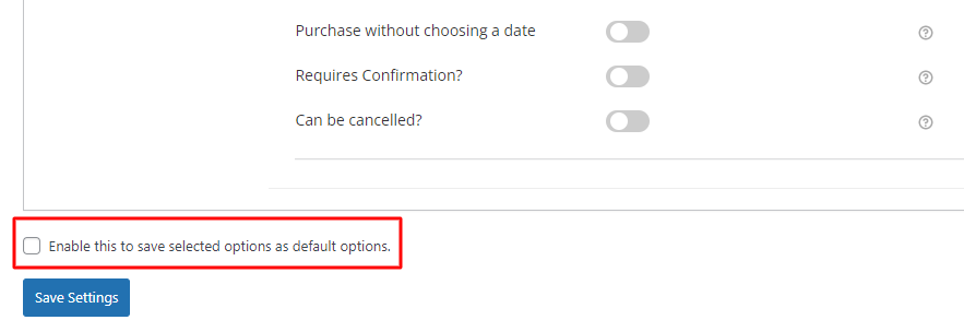 Bulk Booking Settings - Tyche Softwares Documentation