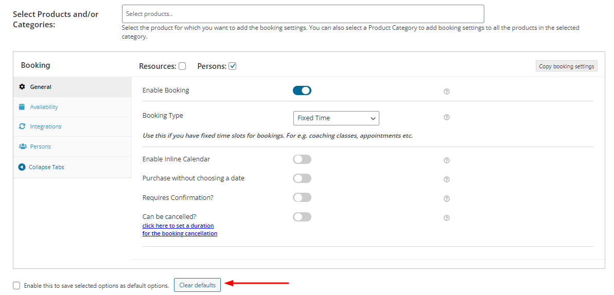 Bulk Booking Settings - Tyche Softwares Documentation