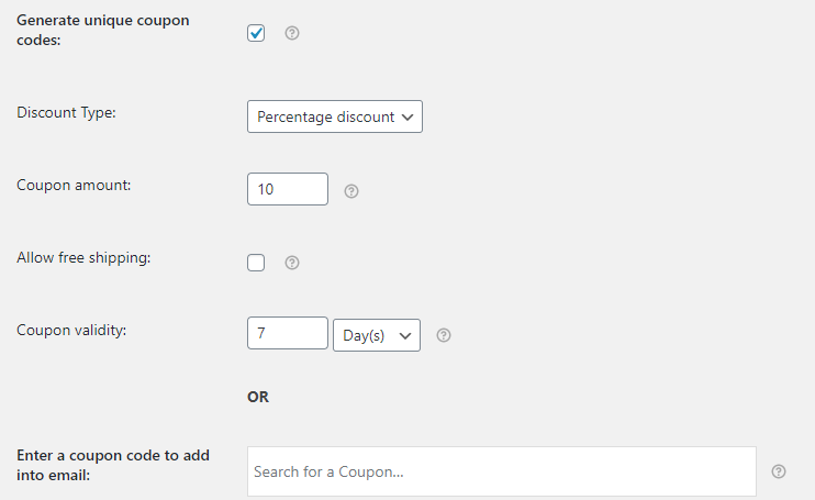 Understanding Coupon Codes - Tyche Softwares Documentation