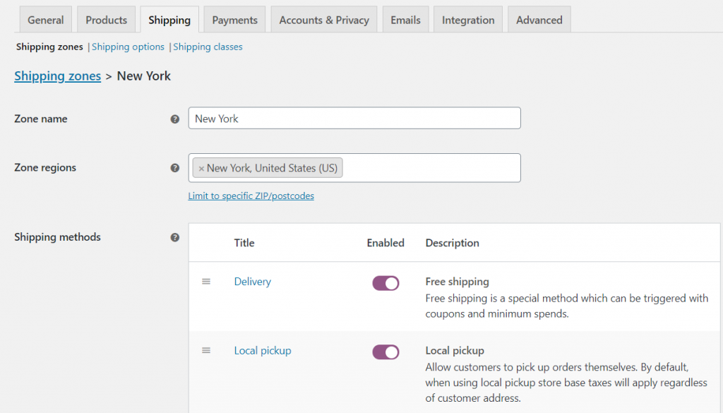 Allow customers to choose between Delivery or Pickup on checkout with custom delivery settings - Tyche Softwares Documentation