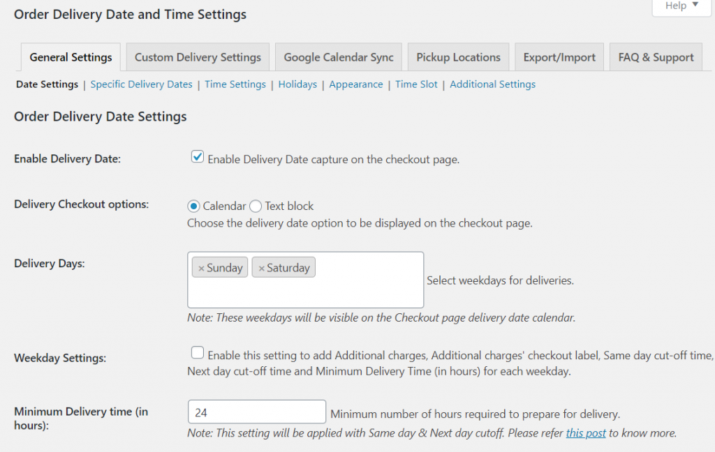 Allow customers to choose between Delivery or Pickup on checkout with custom delivery settings - Tyche Softwares Documentation