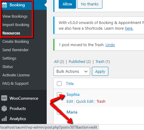 Available Bookings Block in Booking & Appointment Plugin for WooCommerce - Tyche Softwares Documentation