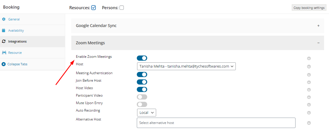 Zoom Integration - Tyche Softwares Documentation