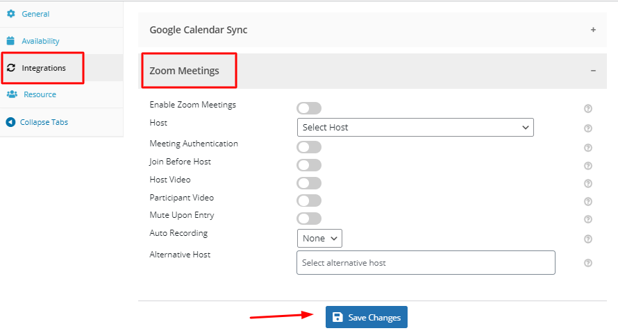 Zoom Integration - Tyche Softwares Documentation