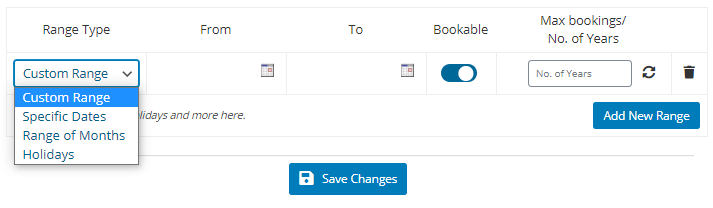 Setup Multiple Dates Booking - Tyche Softwares Documentation