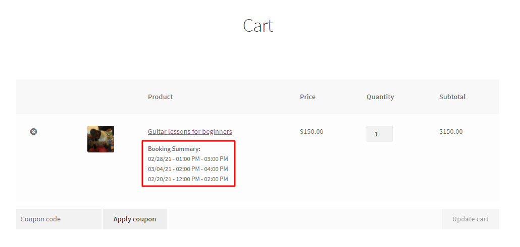 Setup Multiple Dates Booking - Tyche Softwares Documentation