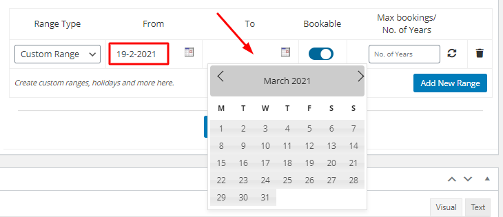 Setup Multiple Dates Booking - Tyche Softwares Documentation