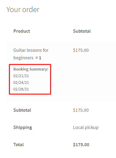 Setup Multiple Dates Booking - Tyche Softwares Documentation