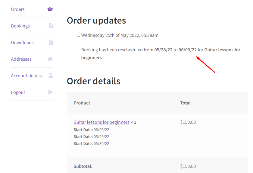 Setup Multiple Dates Booking - Tyche Softwares Documentation