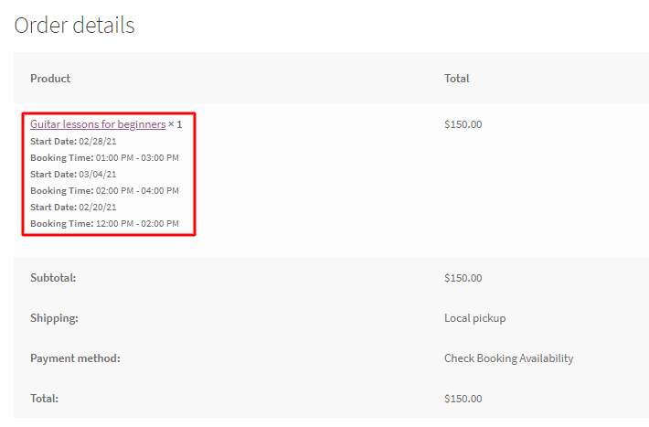 Setup Multiple Dates Booking - Tyche Softwares Documentation