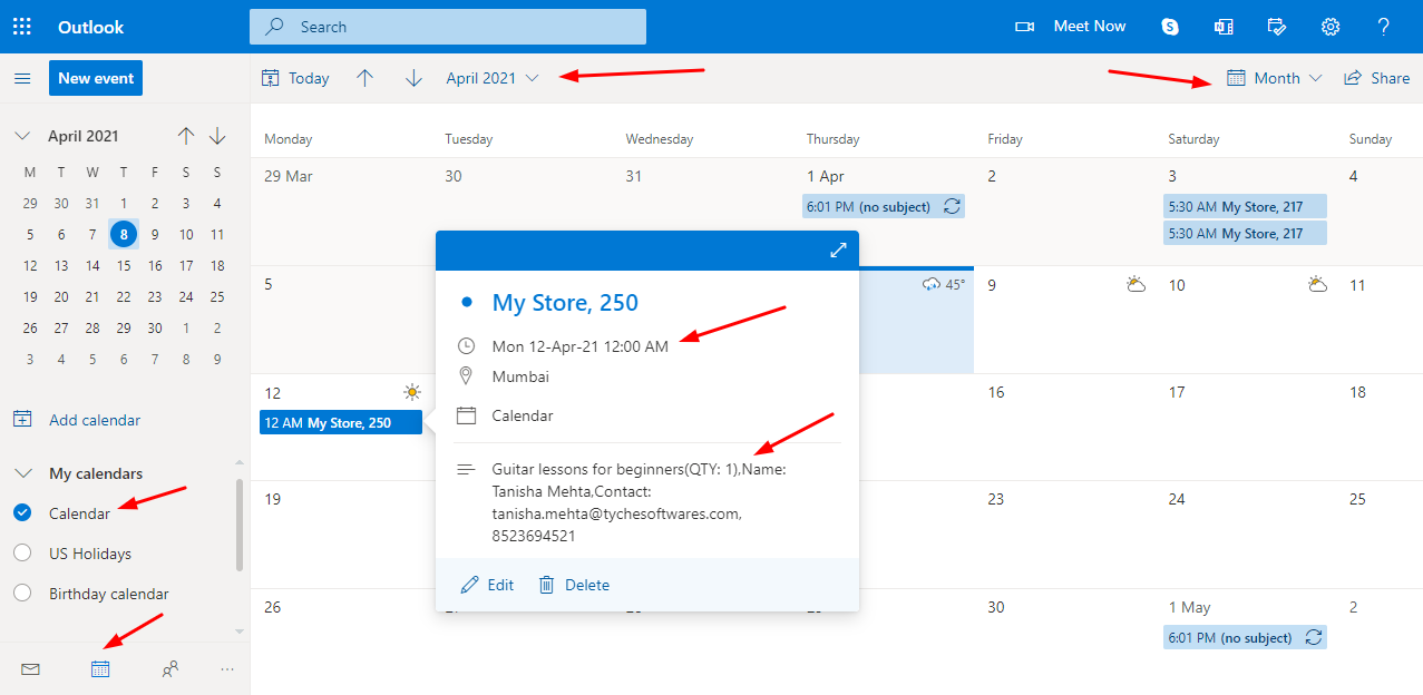 Outlook Calendar Integration Addon - Tyche Softwares Documentation