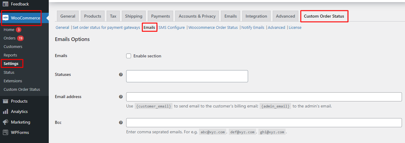 Sending Email Notifications 1 Sending Email Notifications - Tyche Softwares Documentation
