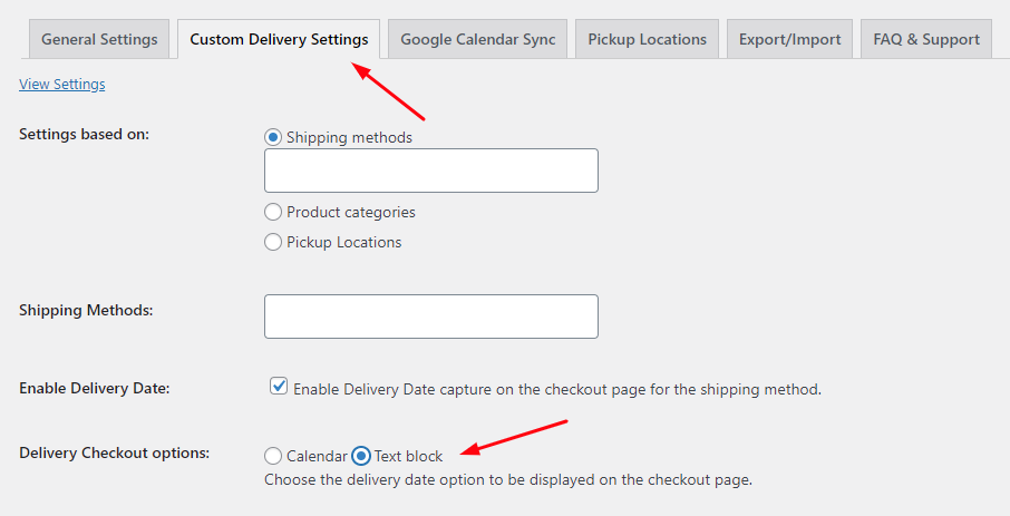 Show Estimated Delivery Date - Tyche Softwares Documentation