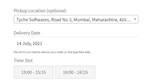 Custom Delivery Settings by Pickup Locations & Product Category - Tyche Softwares Documentation