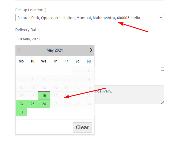 Custom Delivery Settings by Pickup Locations - Tyche Softwares Documentation