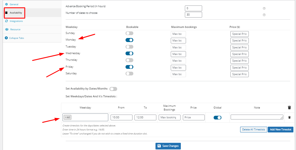 Compatibility of the Resources with the Simple Subscription Products - Tyche Softwares Documentation