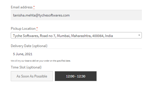 Display delivery date and time information in the WooCommerce mobile app - Tyche Softwares Documentation