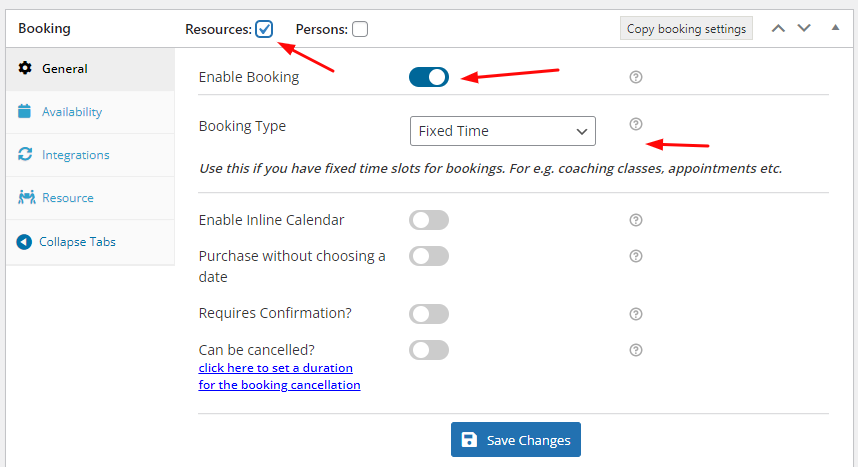 Compatibility of the Resources with the Variable Subscription Products - Tyche Softwares Documentation