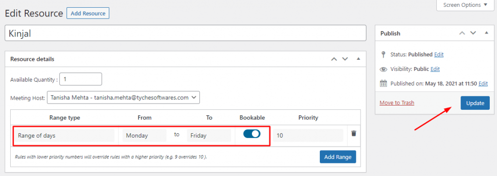 Compatibility of the Resources with the Variable Subscription Products - Tyche Softwares Documentation