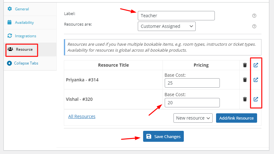 Compatibility of the Resources with the Simple Subscription Products - Tyche Softwares Documentation