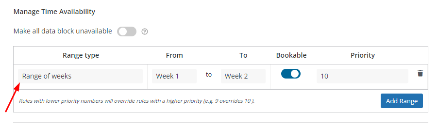 Manage Time Availability - Tyche Softwares Documentation