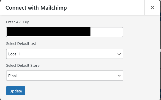 Integration with Mailchimp - Tyche Softwares Documentation
