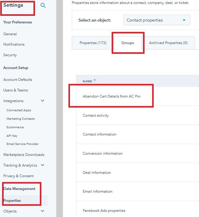 Integration with Hubspot - Tyche Softwares Documentation