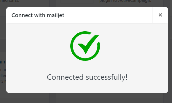 Integration with Mailjet - Tyche Softwares Documentation