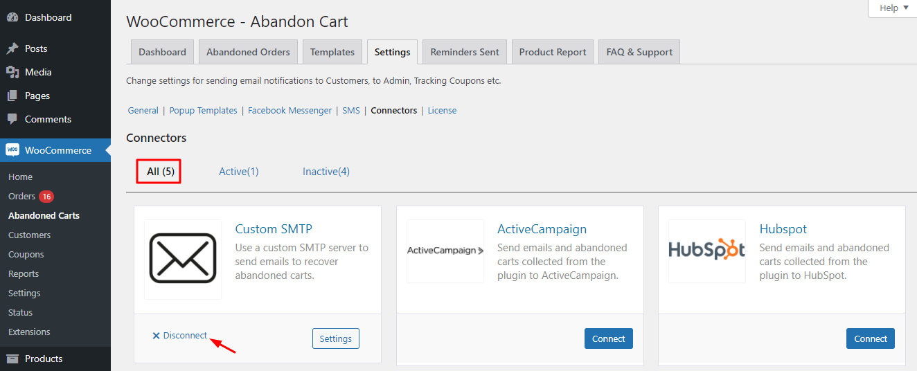 Integration with Custom SMTP - Tyche Softwares Documentation