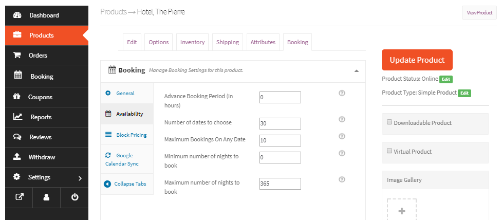 Creating bookable products for Dokan Vendors - Tyche Softwares Documentation