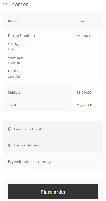 How WC Vendors can create a bookable product - Tyche Softwares Documentation