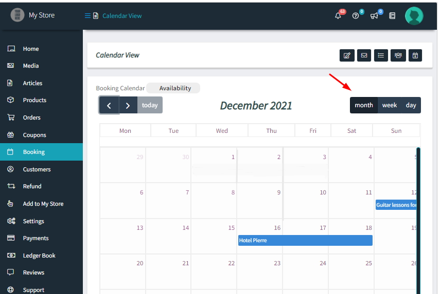 How WCFM Vendors can view bookings in the Calendar & set up Holidays - Tyche Softwares Documentation