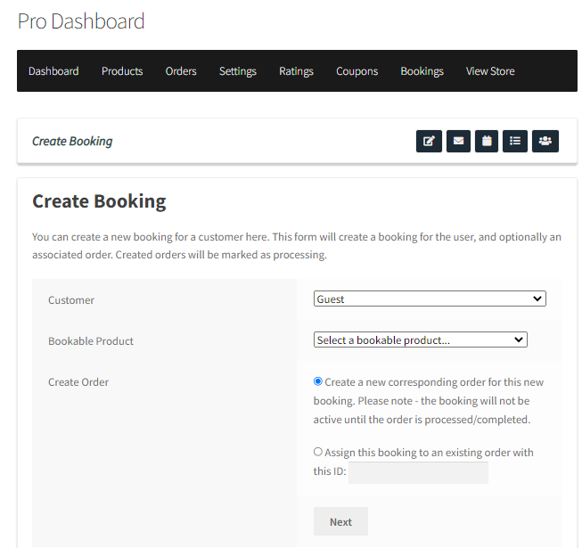 How WC Vendors can create manual bookings - Tyche Softwares Documentation