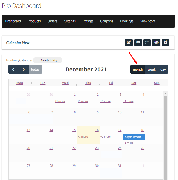 How WC Vendors can view bookings in the Calendar & set up Holidays - Tyche Softwares Documentation