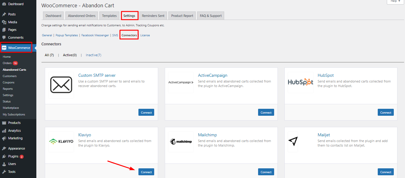 Integration with Klaviyo - Tyche Softwares Documentation