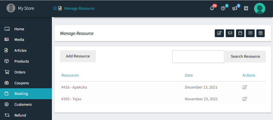 How WCFM Vendors can manage resources - Tyche Softwares Documentation