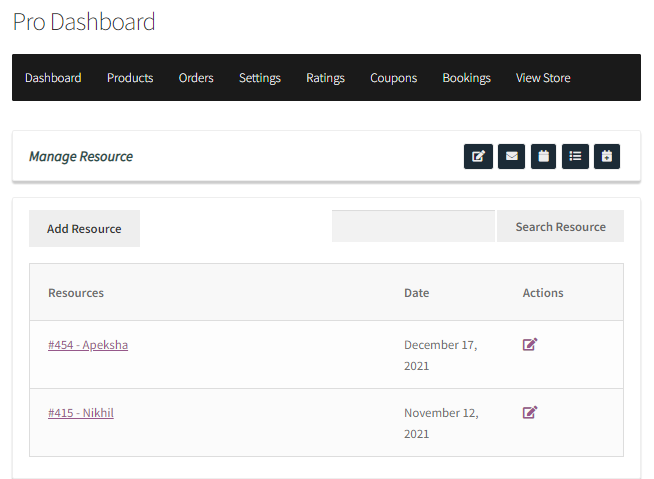 How WC Vendors can manage resources - Tyche Softwares Documentation